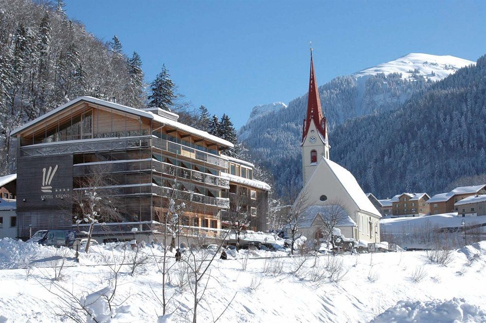 Hotel Krone In Au Au (Vorarlberg) Luaran gambar