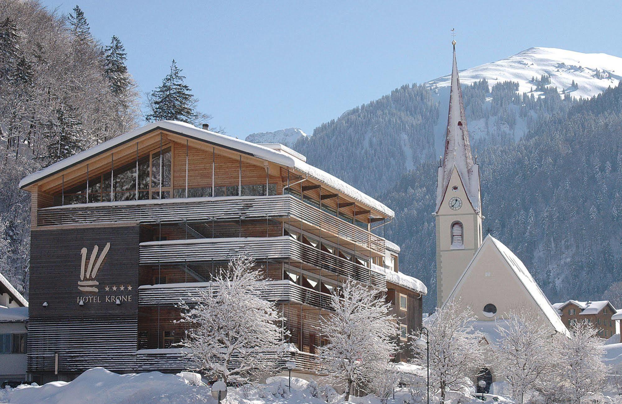 Hotel Krone In Au Au (Vorarlberg) Luaran gambar